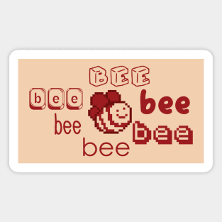 bee bee bee [honey] Magnet